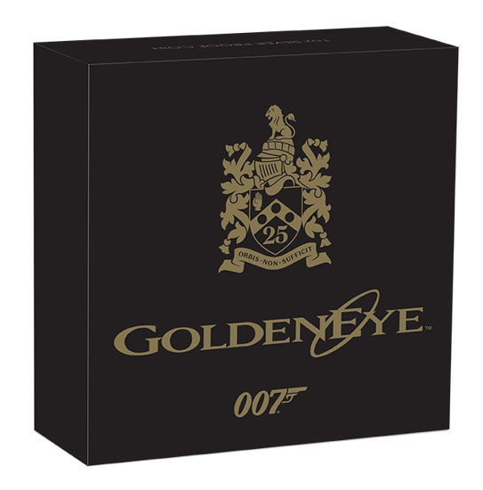 Tuvalu: James Bond 007 GoldenEye 1 uncia ezüst 2020