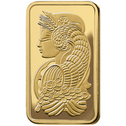 Lingotto Pamp Suisse Fortuna Veriscan da 100 grammi d'oro LBMA GD Refiner