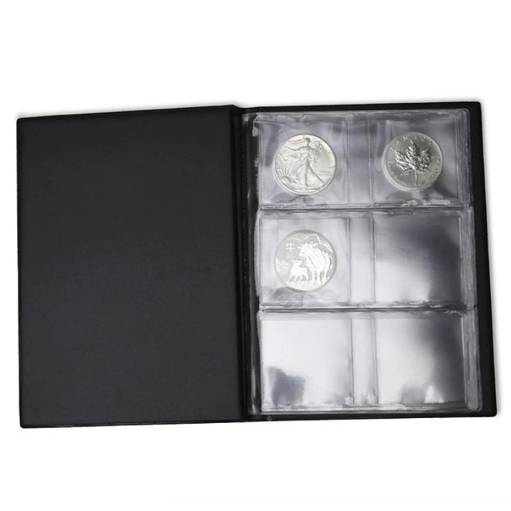 Leuchtturm - Clasor de buzunar Route pentru monede American Eagle negru