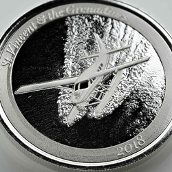 St. Vincent & The Grenadines: Seaplane 1 oz Silver 2018