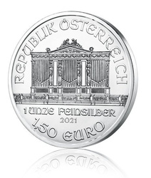 Wiedeński Filharmonik 1 uncja Srebra 2021 PAKIET 200 SZTUK