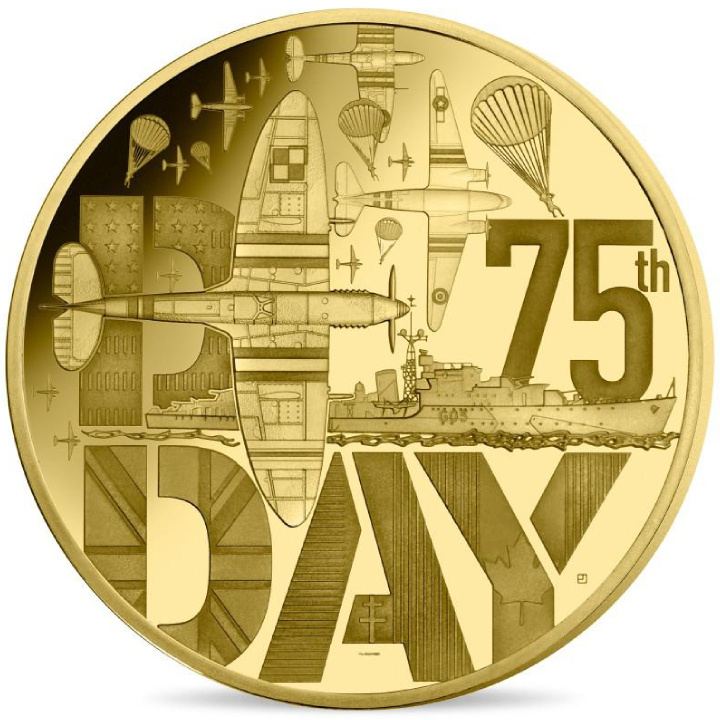 Francia: D-day 75° anniversario 1 oncia d'oro 2019 Proof