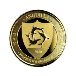 Anguilla: Coat of Arms 1 oz Gold 2020