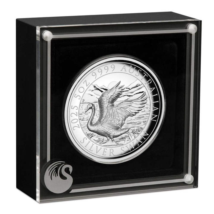 Swan 5 oz Silver 2025 Proof High Relief