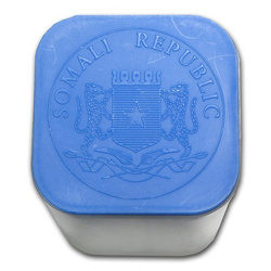 Tube original Éléphant de Somalie 1 once d'argent