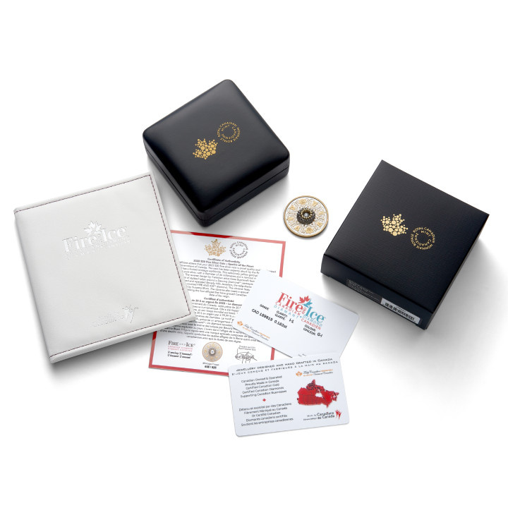 Canada: Sparkle of the Heart $20 placcato in argento 2023 Proof