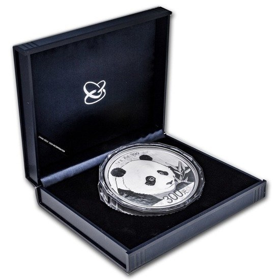 China Panda 1000 gram Silber 2018 PROOF