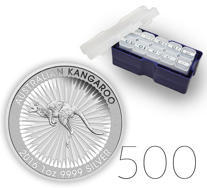 Australský klokan 1 unce stříbra BALÍČEK 500 KS