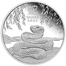 Casa de la Moneda de Perth: Lunar III - Año de la Serpiente: Juego de tres monedas Silver 2025 Proof