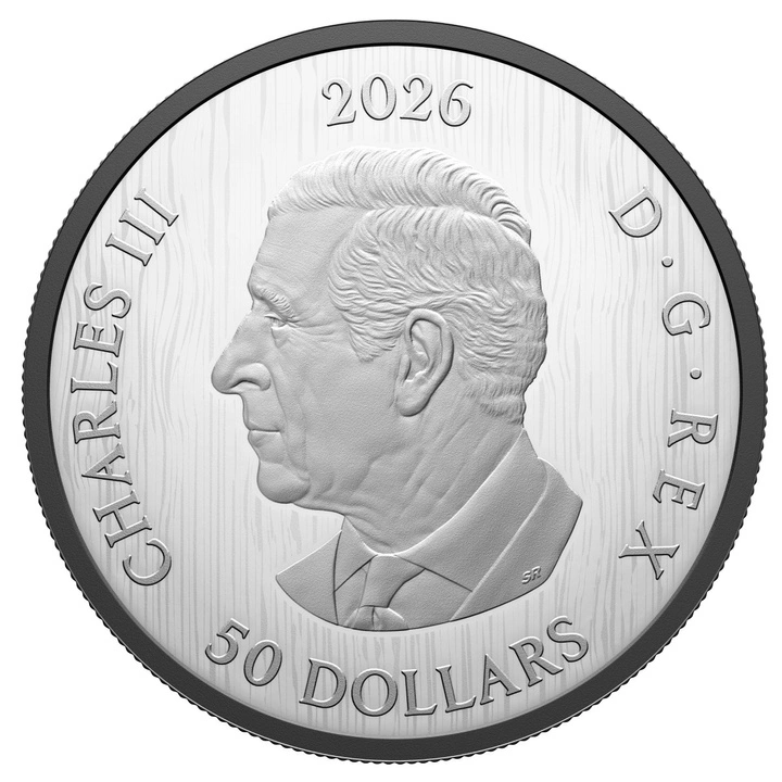 Stříbrná mince Triple Maple 5 uncí stříbra 2026 Proof