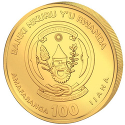 Ruanda: Onza Náutica - Mayflower 1 oz Oro 2020
