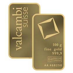 Lingou Valcambi 100 g aur