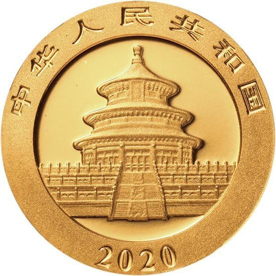Kínai panda 30 gramm arany 2020