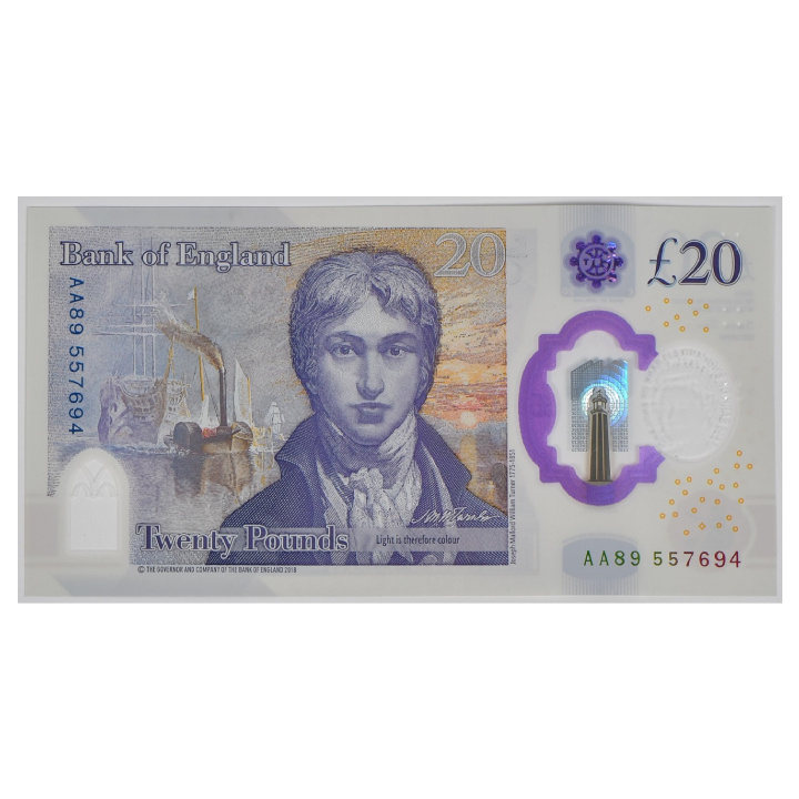 Billet de 20 livres britanniques - Reine Elizabeth II (20 livres / 20 GBP) 100 pièces En circulation