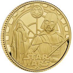 Star Wars: Darth Vader y el Emperador Palpatine 1/4 oz Oro 2023 Proof