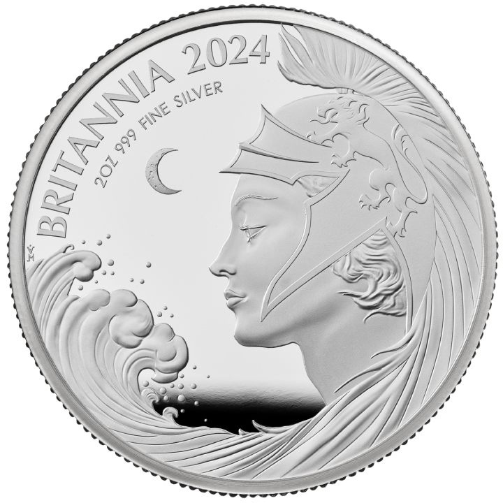 Britannia 2 uncje Srebra 2024 Proof