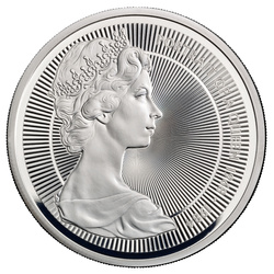 Portraits of Queen Elizabeth II - Arnold Machin Effigy £5 Srebro 2026 Proof