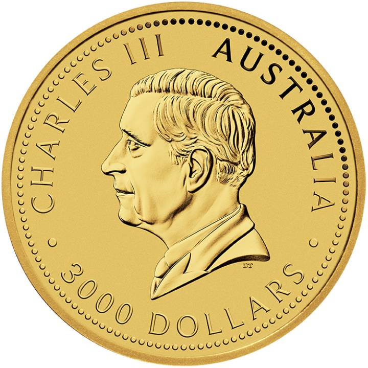 Canguro Australiano 1000 Gramos Oro 2025