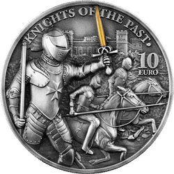 Malta: Knights of The Past 2 oz Silver 2021 High Relief