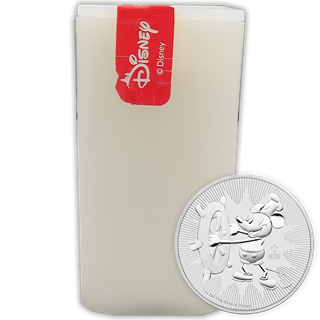 Mickey Mouse Steamboat Willie 1 oz Plata 2017