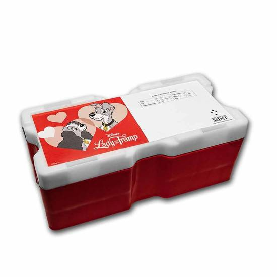 Oryginalny masterbox Disney - Lady and the Tramp 1 uncja Srebra