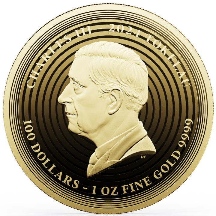Tokelau: Icon Vincent van Gogh 1 uncja Złota 2024 Prooflike