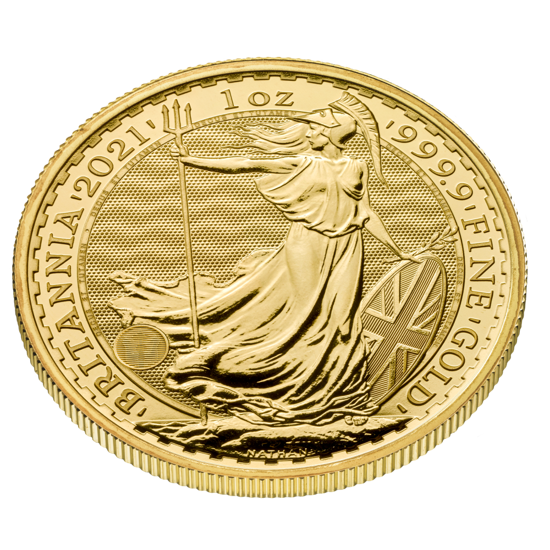 Britannia 1 uncja Złota 2021
