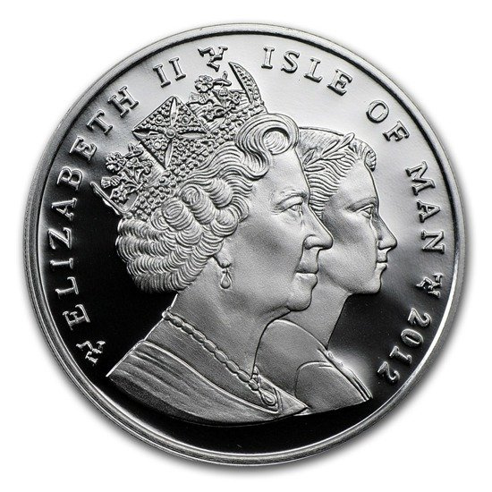 Isle of man Seria koty: Manx 1 Uncja Srebra 2012 Proof