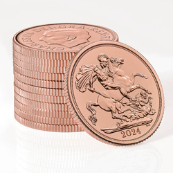 Great Britain: Sovereign - Charles III 2024 Gold Coin