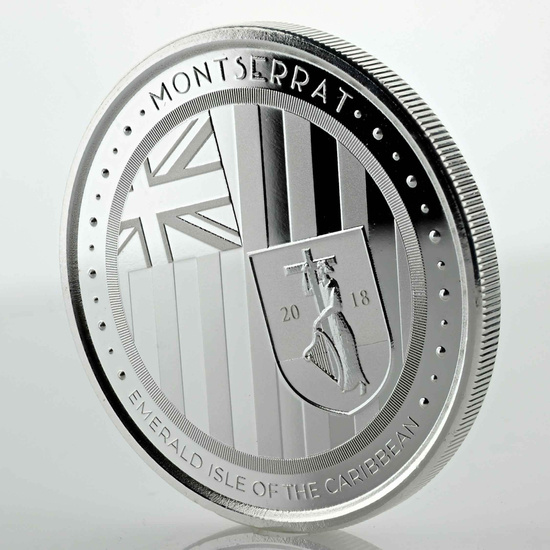 Montserrat: Emerald Isle of the Caribbean 1 oz Silver 2018
