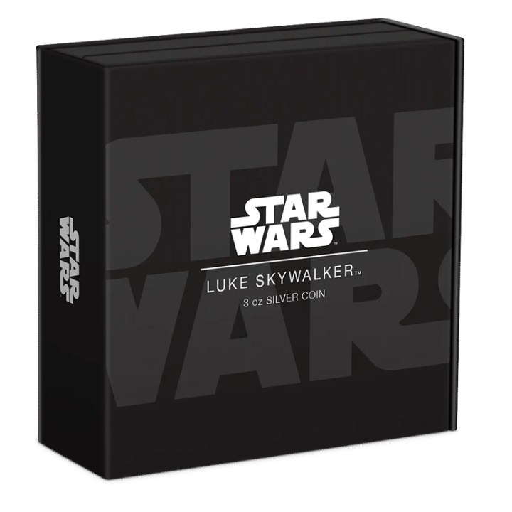 Niue: Star Wars - Luke Skywalker coloured 3 oz Silver 2023 Proof
