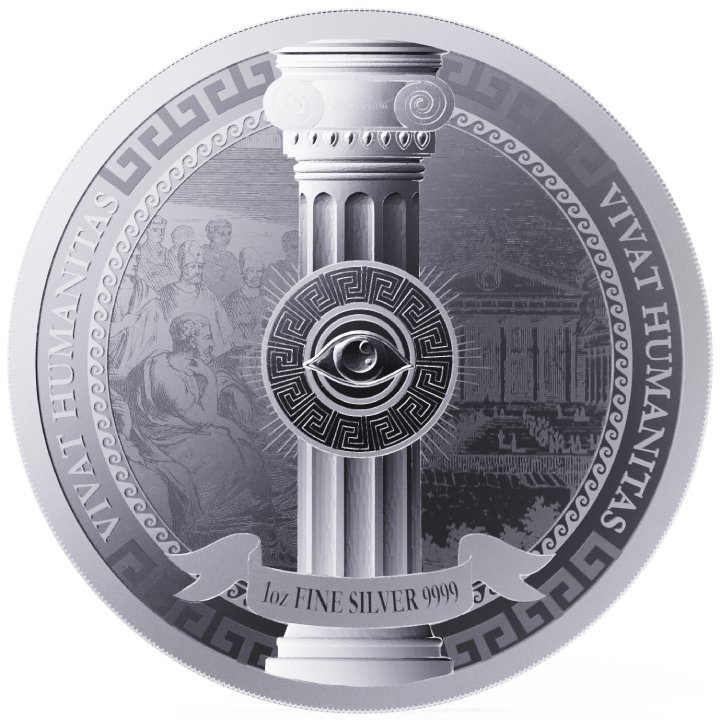 Niue: Vivat Humanitas 1 oz Silber 2023