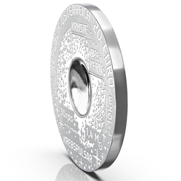 The Uncharted Universe: Neutronová hvězda barevná 20 euro stříbro 2023 Proof