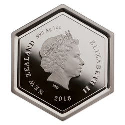 Manuka-Honig coloured 1 oz Silber 2018 Proof