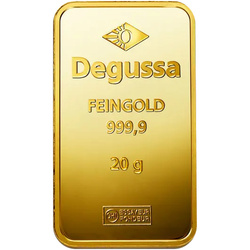 Aranyrúd Degussa 20 g Arany
