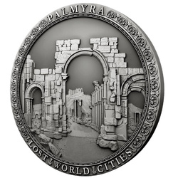 Niue: The Last Look on Palmyra $2 Srebro 2021 High Relief Antiqued Coin 