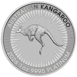 Canguro australiano 1 oncia di platino 2026