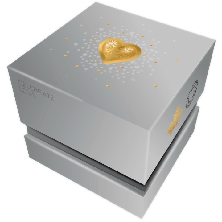 Canada: Celebrate Love $20 pozłacany Srebro 2023 Proof