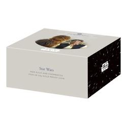Star Wars: Han Solo és Chewbacca 50 penny arany 2023 Proof