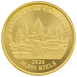Cambodia: The Lost Tiger of Cambodia 1 oz Gold 2026