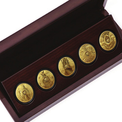 Big Five II: Buffalo 5 x 1 oz Gold 2021-2023 Proof