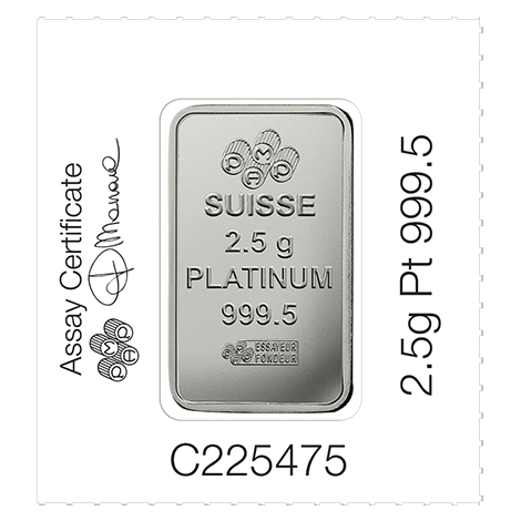 Multigram Baren 4 x 2,5 gram Gold, Platinum, Palladium, Silber