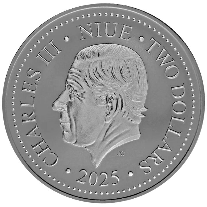 Niue: Phoenix 1 oz Silver 2025 Prooflike Coin