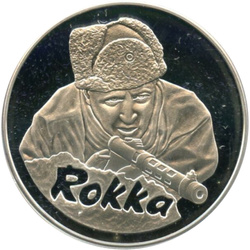 Rokka, Tuntematon Sotila " Unknown Soldier" Silver 1955 Round