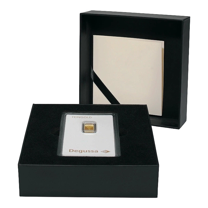 Leuchtturm - Coffret cadeau Aurum pour 1 lingot d'or dans une carte