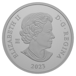 Canada: St. Edward’s Crown $20 Gilded Silber 2023 Matte Proof Coin 