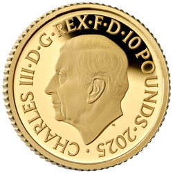 Ensemble de 6 pièces Premium Britannia Or 2025 Proof