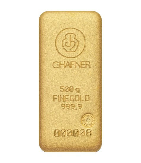 500 grammi Lingotto d'oro C. Hafner
