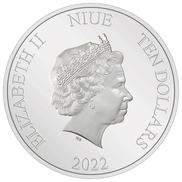 Niue: Star Wars csatajelenetek – Anakin vs. Obi-Wan színes 3 uncia ezüst 2022 Proof