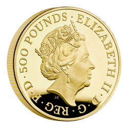 Britannia 5 uncí zlata 2022 Proof